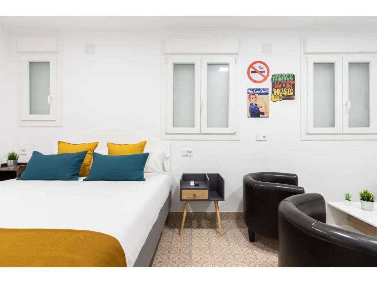 Acogedor Y Silencioso Estudio M1 Embajadores Madrid Buitenkant foto