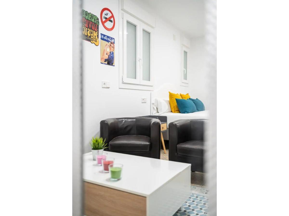 Acogedor Y Silencioso Estudio M1 Embajadores Madrid Buitenkant foto