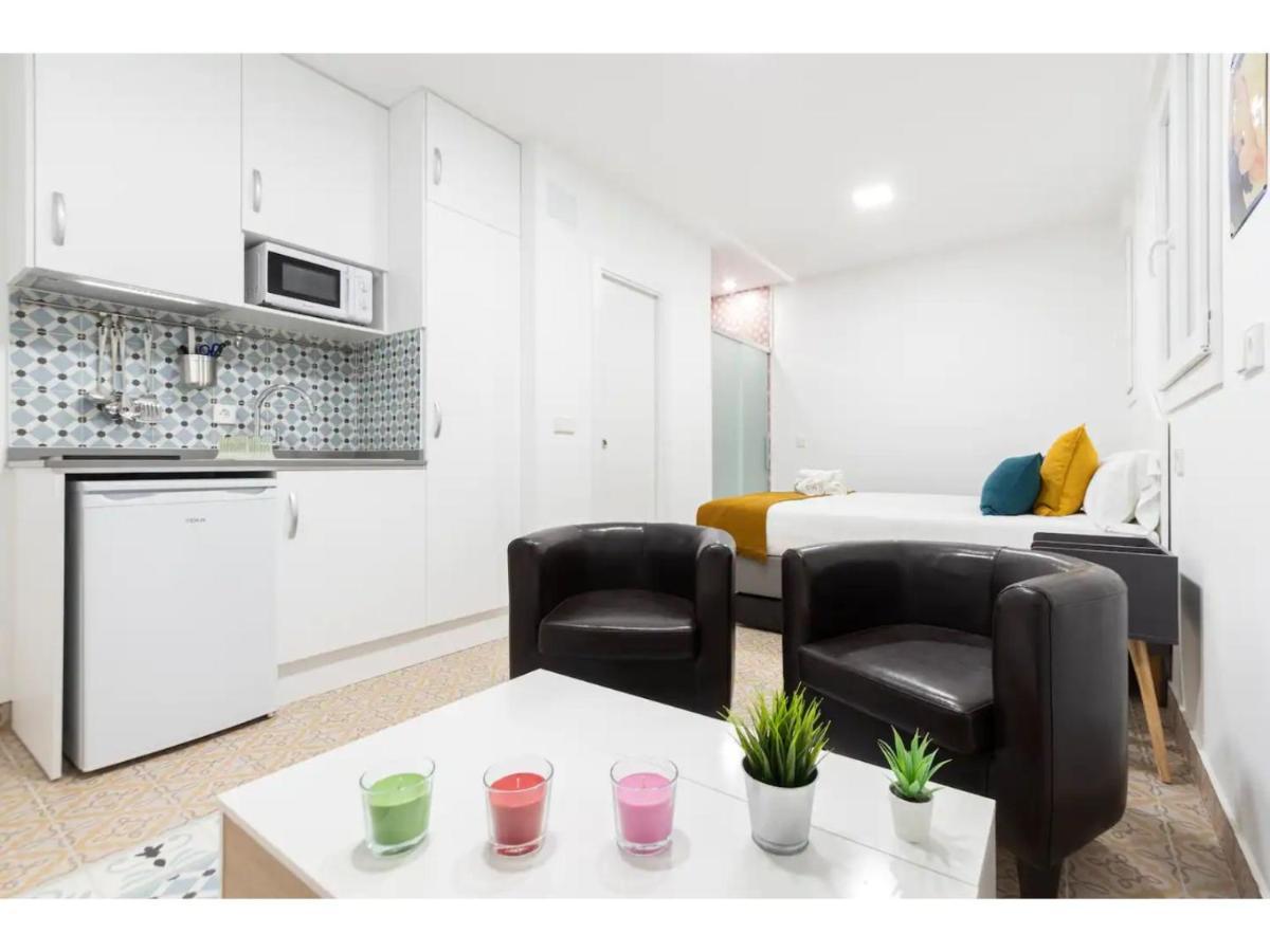 Acogedor Y Silencioso Estudio M1 Embajadores Madrid Buitenkant foto